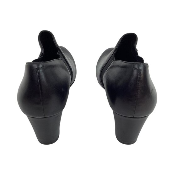 Vionic Stanton Wedge Pump Womens 9 Leather Booties Black - Picture 6 of 11